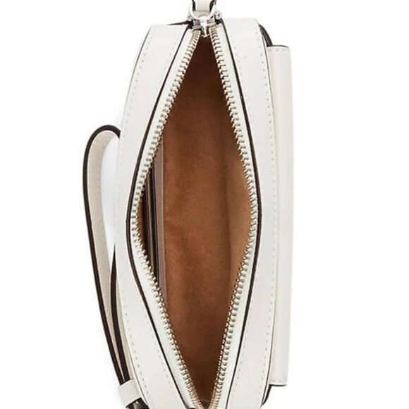 SALE! ✅ LRL Small Marcy Convertible Wristlet Leather Pouch CREAM✨ NWT +Dust Bag - Picture 4 of 6